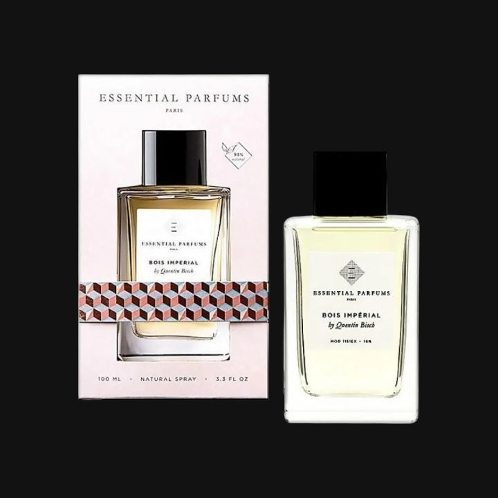 Bois Impérial de Essential Parfums con frasco y caja