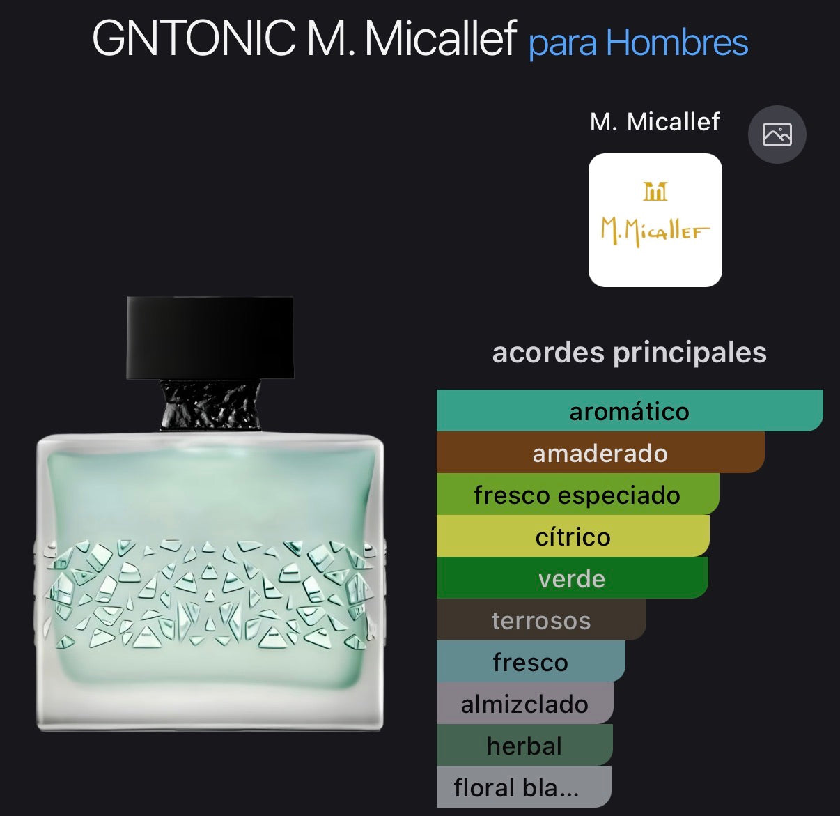 GnTonic M.Micallef Eau de Parfum 100 ml (Preventa)