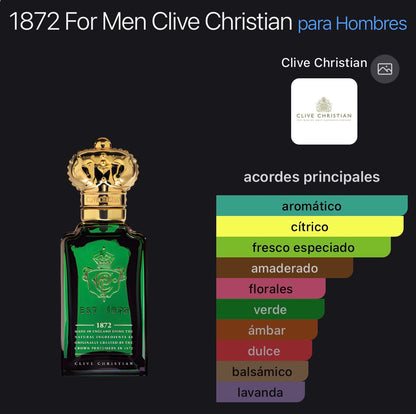 1872 Masculine Clive Christian Parfum 50 ml (Preventa)