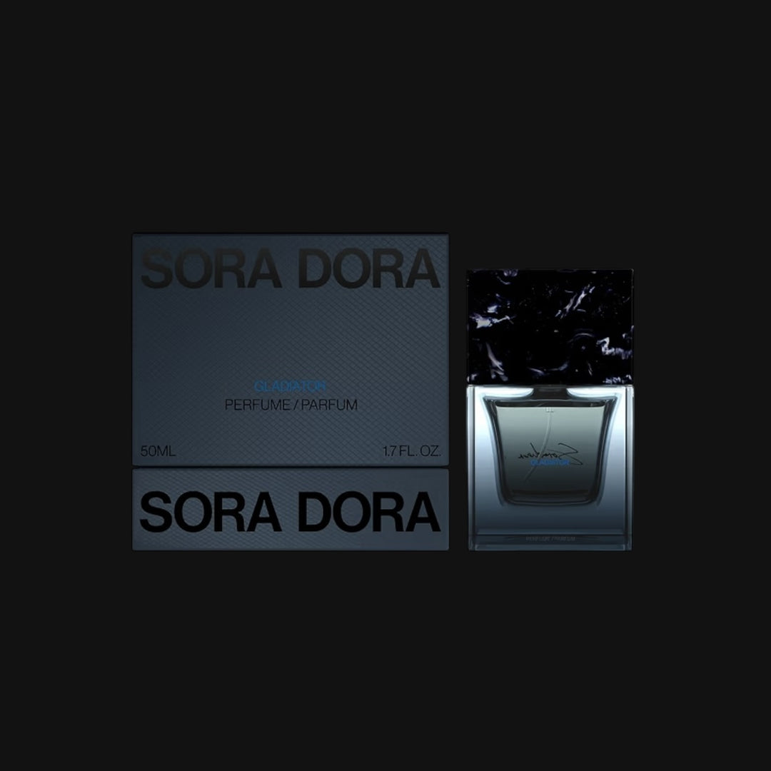 Gladiator de Sora Dora con frasco y caja