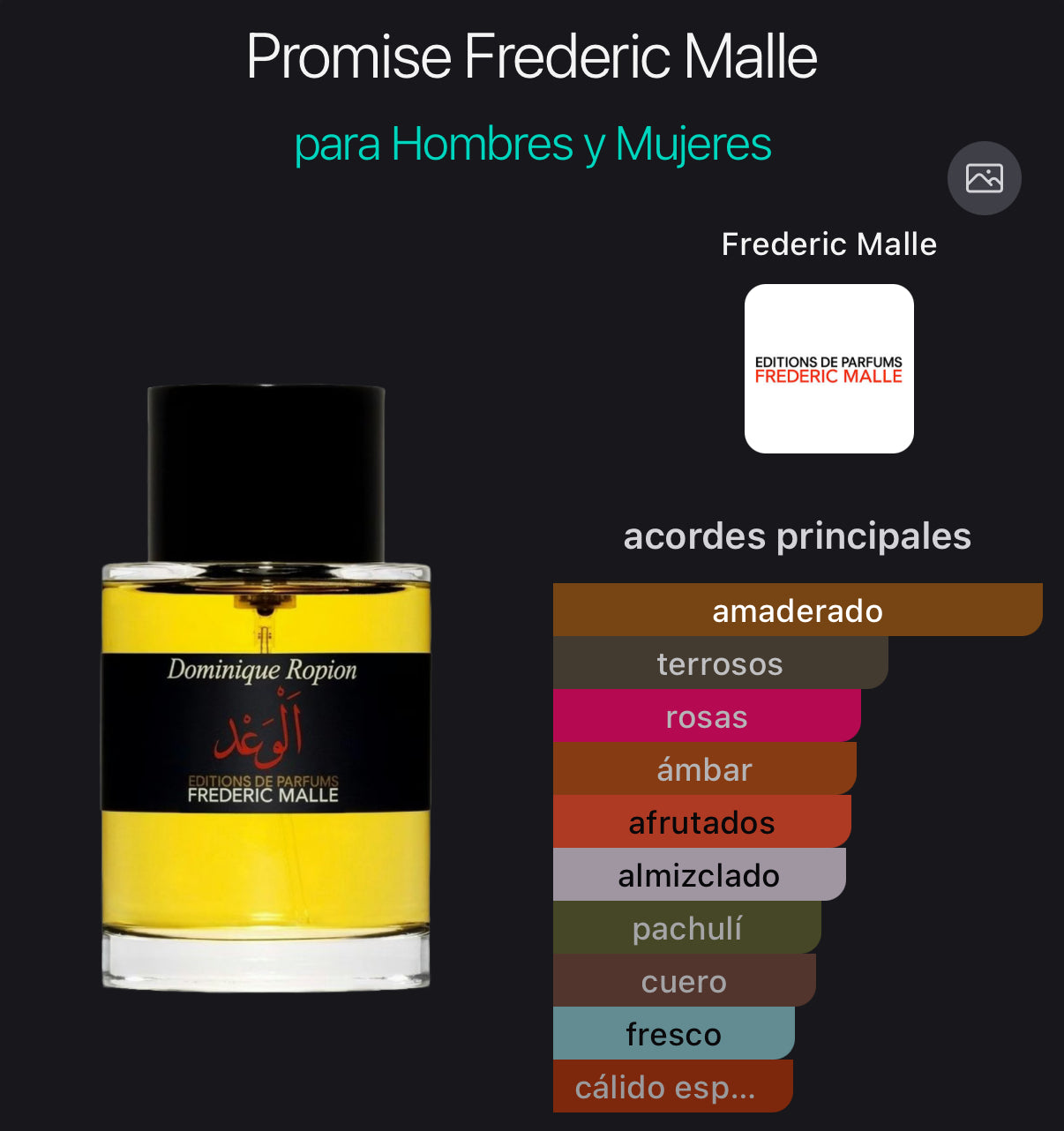 Promise Frederic Malle Eau de Parfum 50 ml
