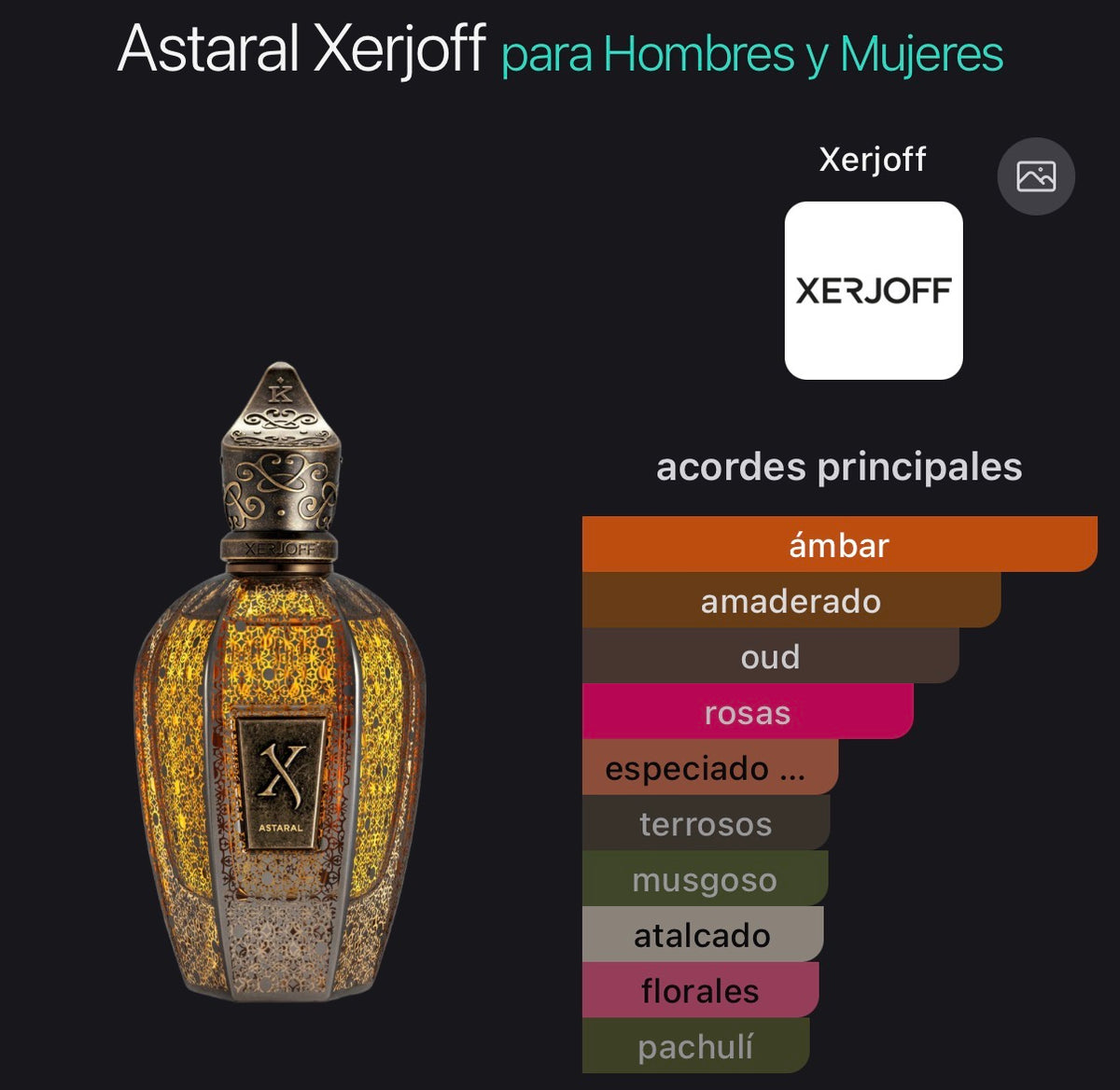 Astaral Xerjoff Parfum 100 ml (Preventa)