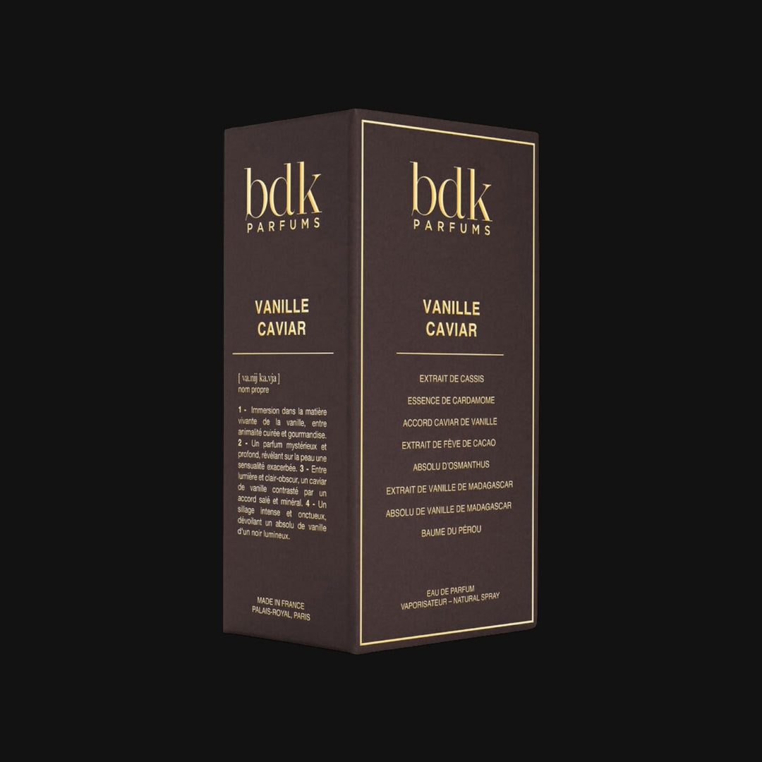 Caja de Vanille Caviar de BDK Parfums