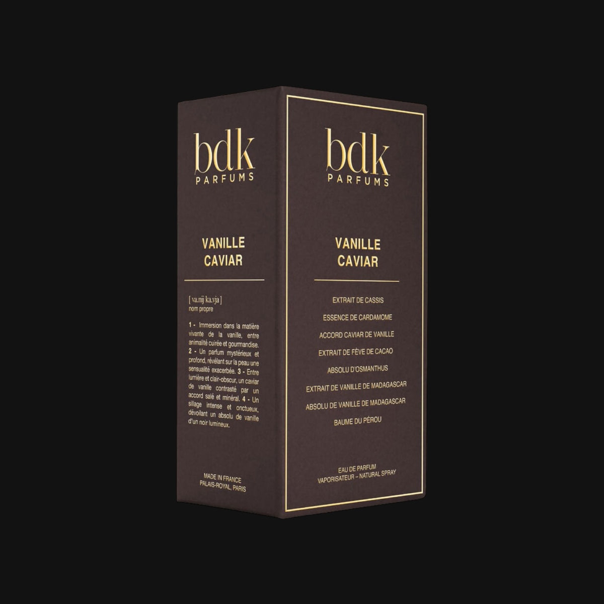 Vanille Caviar BDK Parfums Eau de Parfum 100 ml (Preventa)