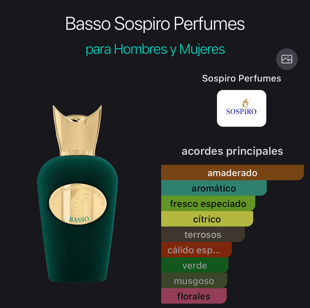 Acordes principales de Basso de Sospiro
