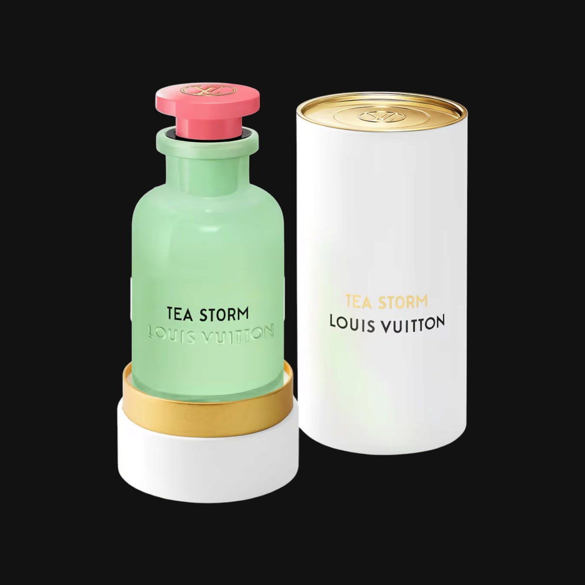 Tea Storm de Louis Vuitton con frasco y caja