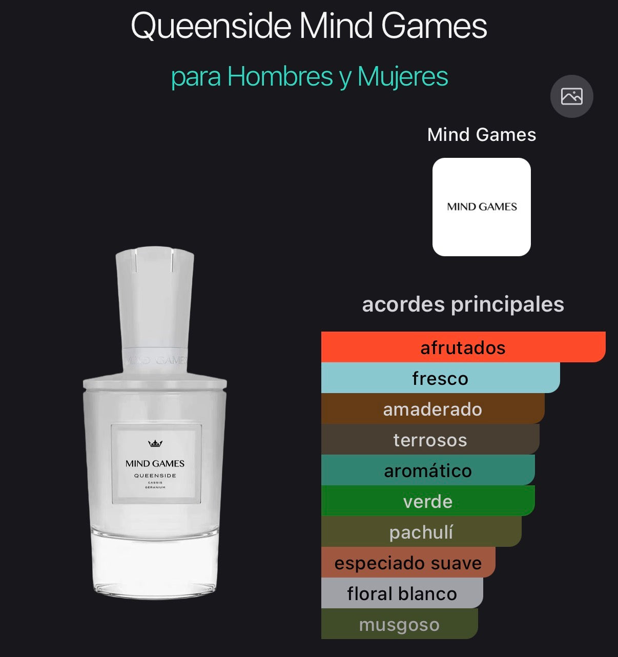 Queenside Mind Games Extrait de Parfum 100 ml (Preventa)