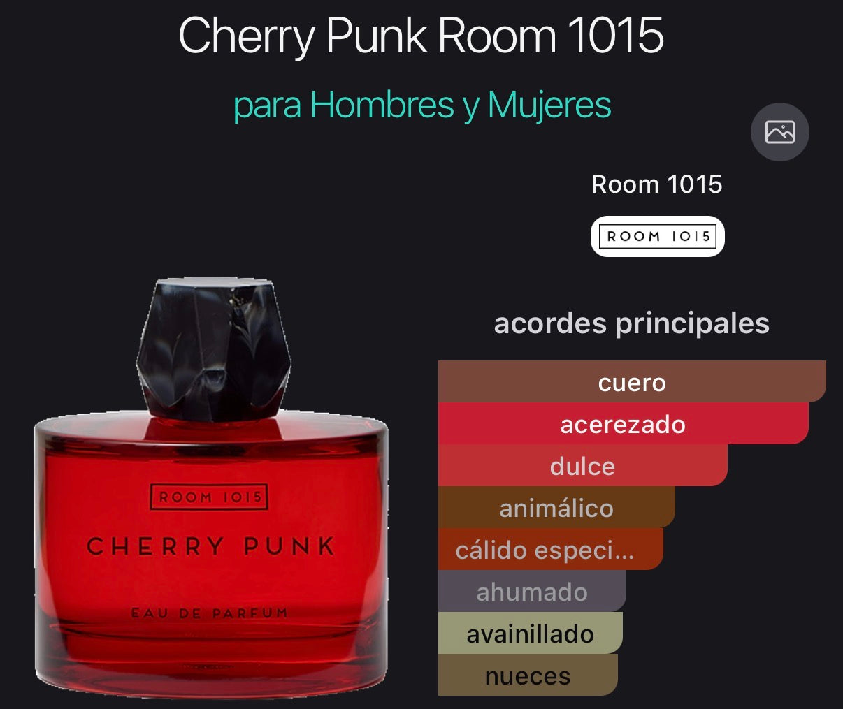 Cherry Punk EDP Room 1015 100 ml (Preventa)