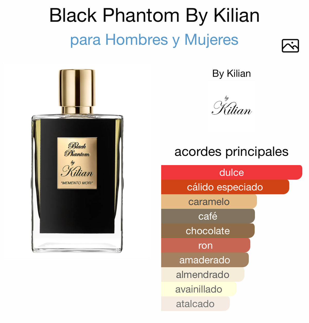 Acordes principales de Black Phantom Memento Mori de Kilian Paris