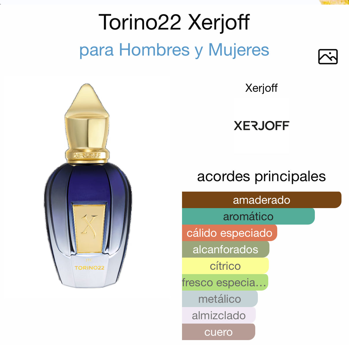 Xerjoff Torino 22 Eau de Parfum 50 ml