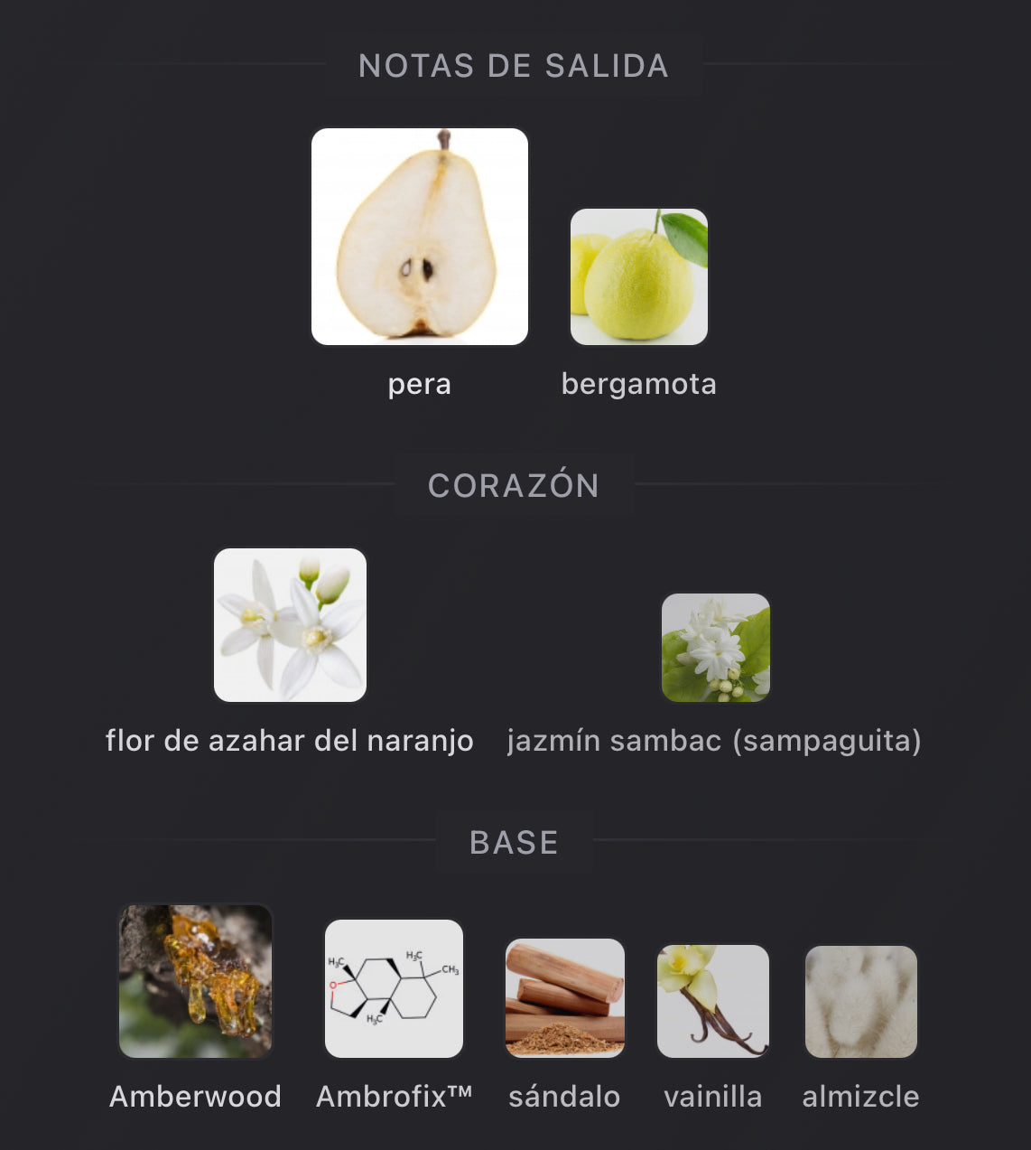 Notas olfativas de Blue Talisman Extrait de Ex Nihilo
