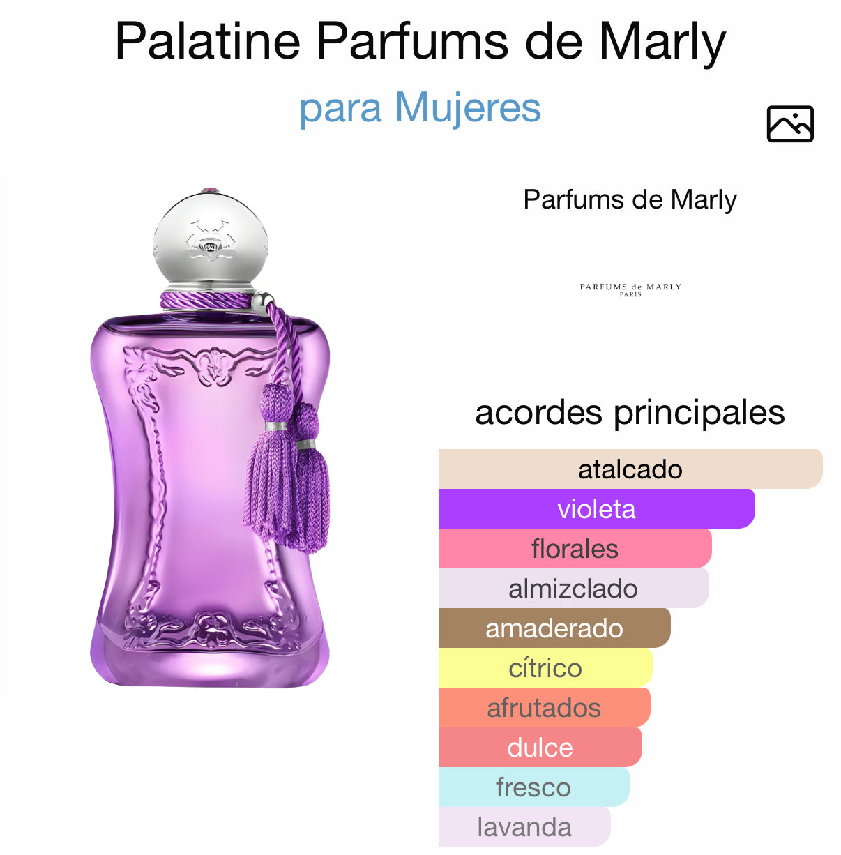 Palatine Parfums de Marly 75 ml