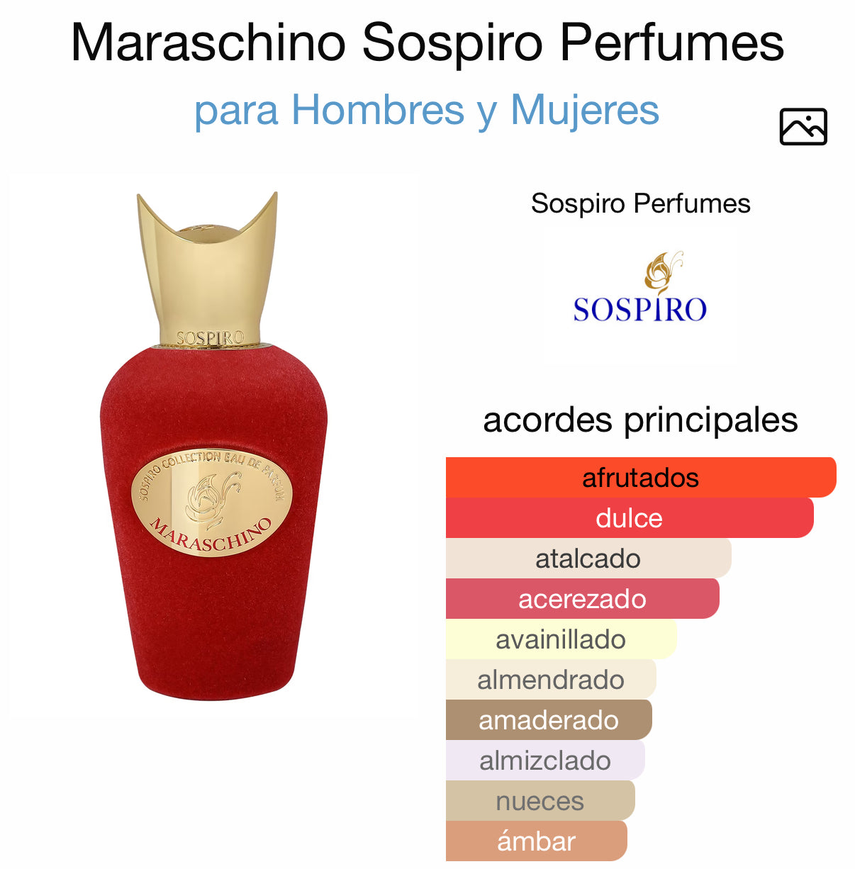 Sospiro Maraschino Eau de Parfum 100 ml (Preventa)