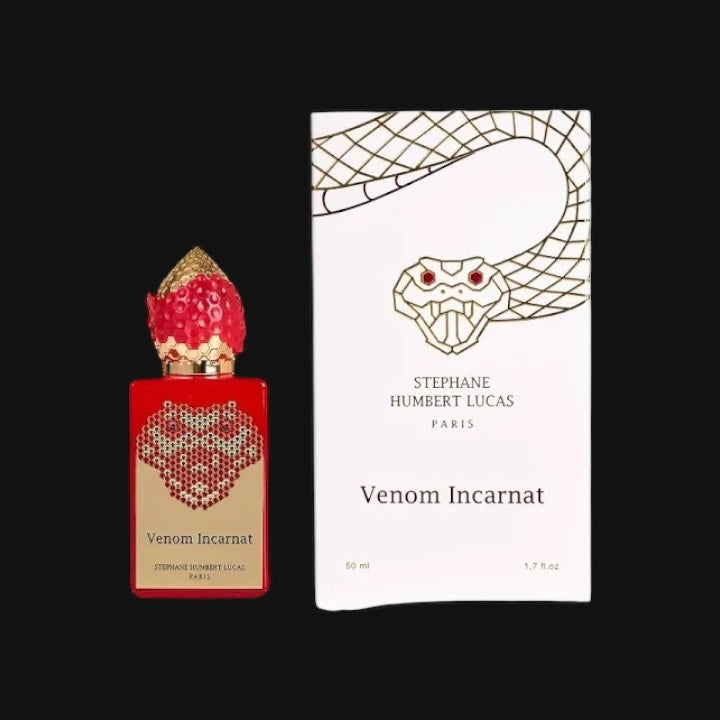 Venom Incarnat de Stéphane Humbert Lucas con frasco y caja