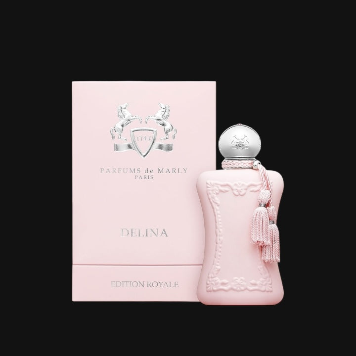 Delina de Parfums de Marly con frasco y caja