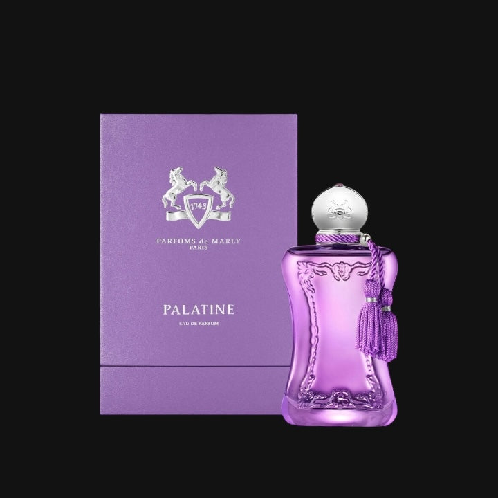 Palatine de Parfums de Marly con frasco y caja