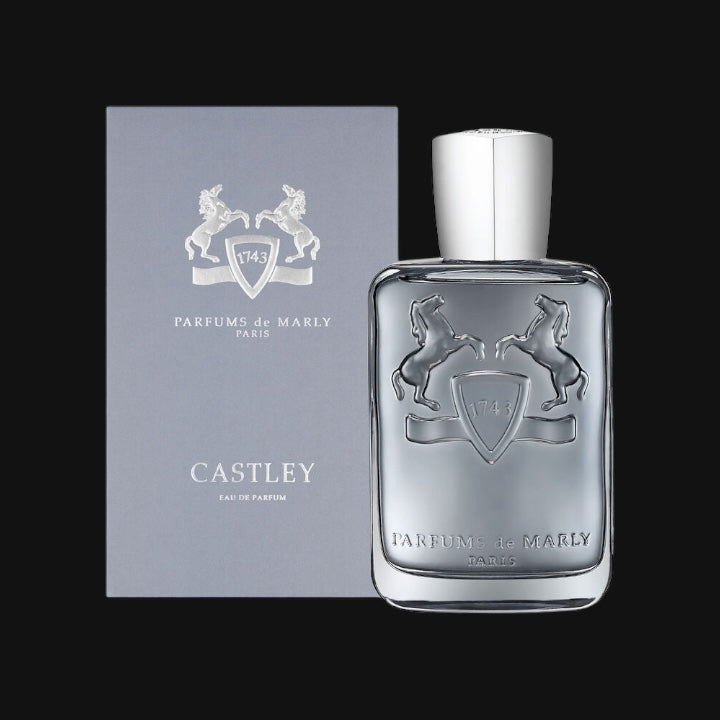 Castley de Parfums de Marly con frasco y caja