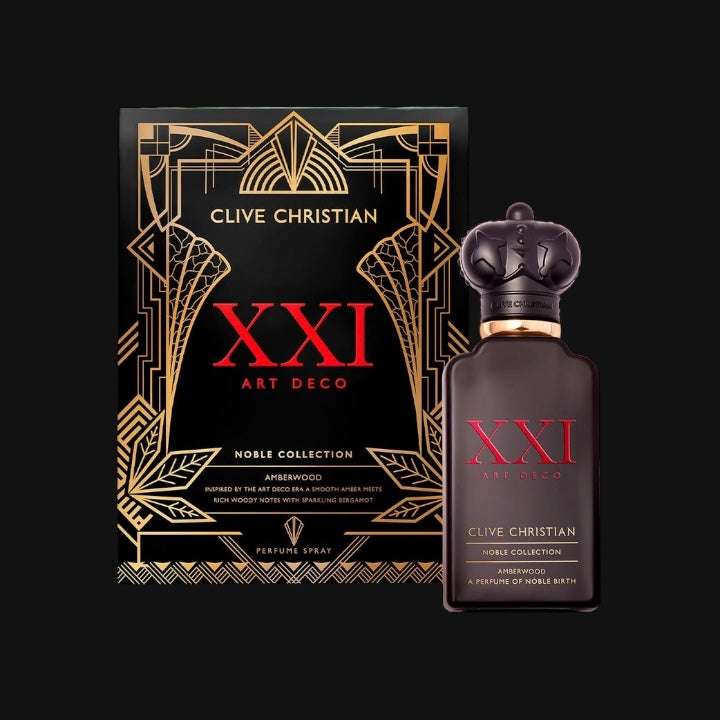 Amberwood XXI de Clive Christian con frasco y caja