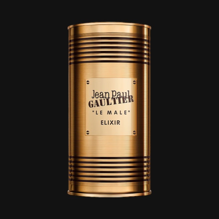 Lata de Le Male Elixir de Jean Paul Gaultier