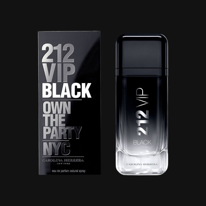 212 VIP Black de Carolina Herrera con frasco y caja