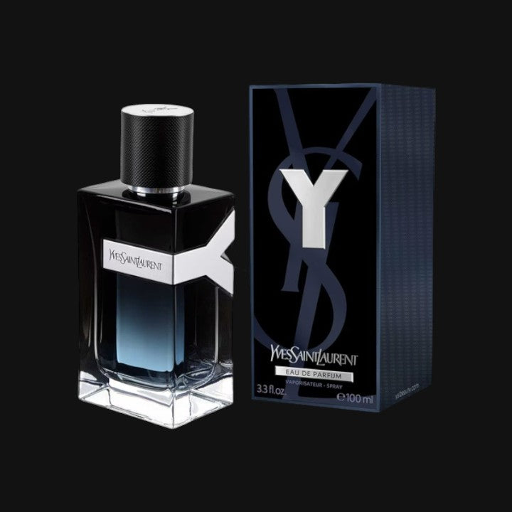 Y Eau de Parfum de Yves Saint Laurent con frasco y caja