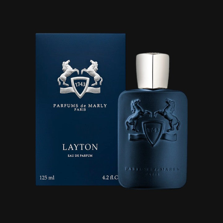 Layton de Parfums de Marly con frasco y caja